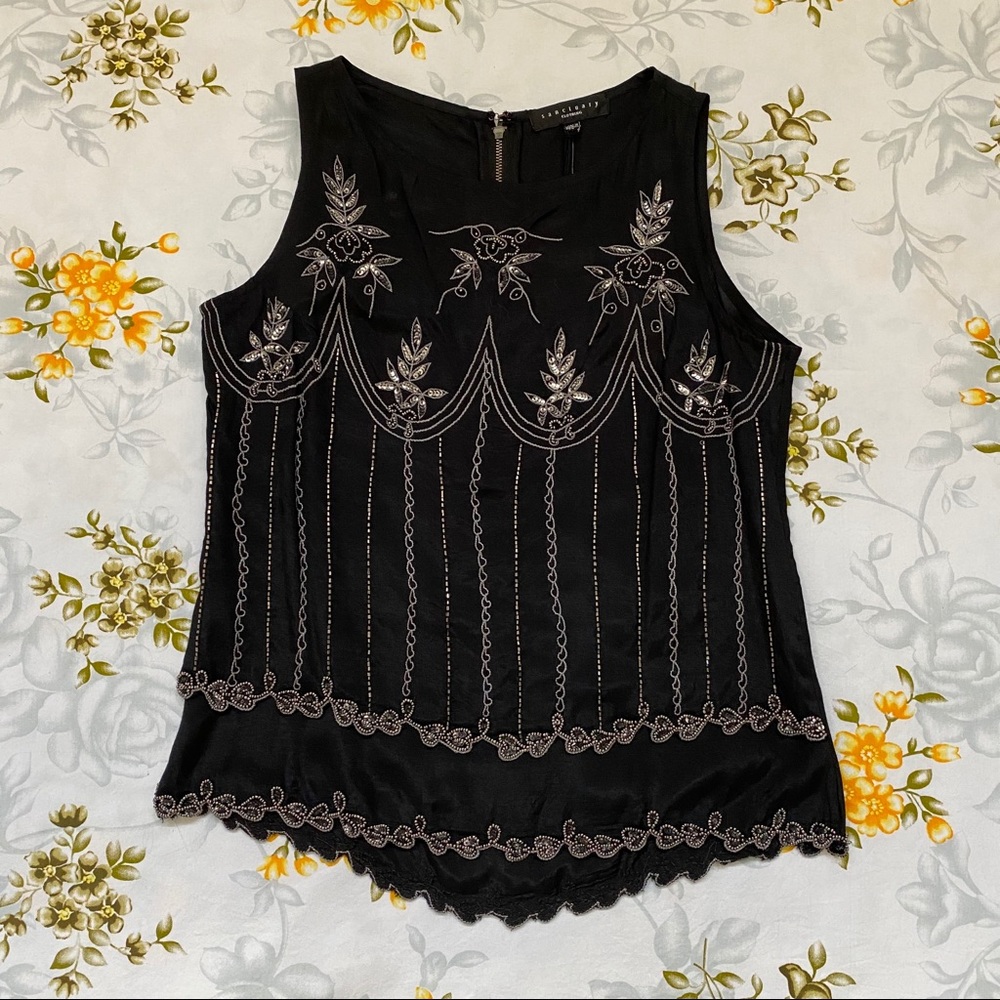Sanctuary Clothing Size XS Beaded Top NWT